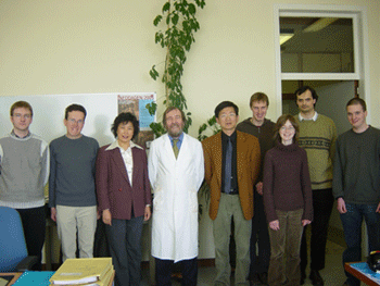 Group picture visit of Prof. Dr. Jie Lu, Frebruary 2005